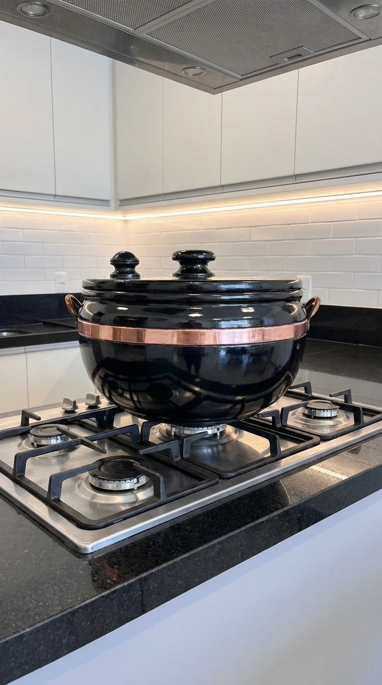 PANELA DE PRESSĂO DE PEDRA 11L