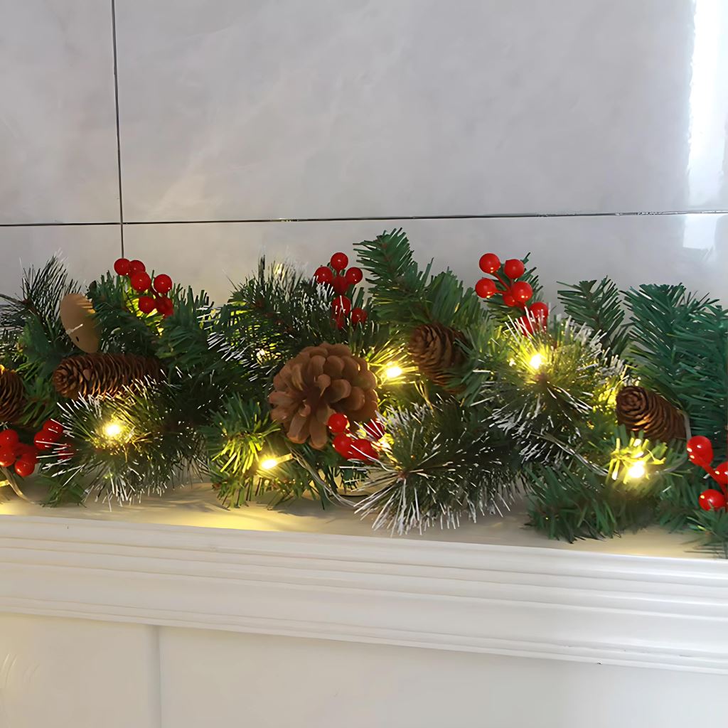 Guirlanda De Natal Modelo Nascimento