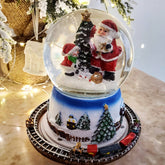 Globo de Neve Paisagem com Led 20CM