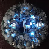 Guirlanda Decoração Natalina Luxo com Led 65CM
