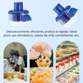 Descascador Elétrico Automático Portátil USB