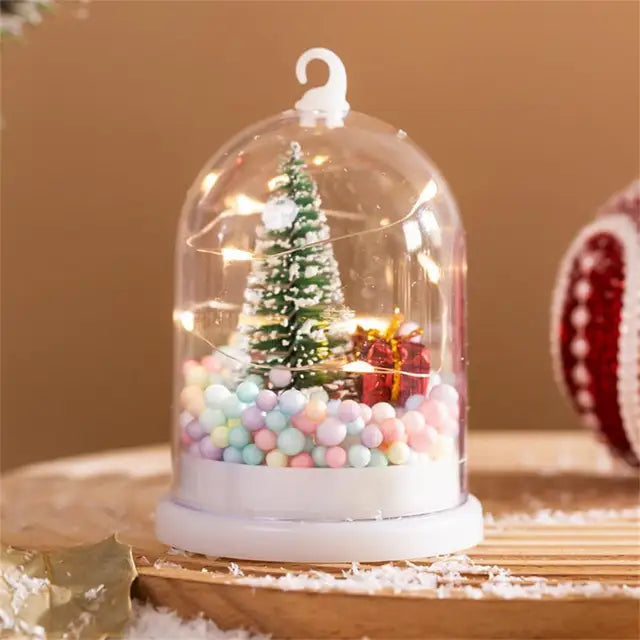 Globo de Neve Paisagem com Led 20CM