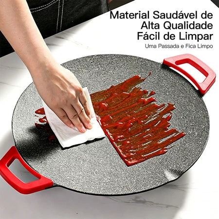 PowerGrill - Grill Elétrico Antiaderente de Pedra Vulcânica Maifan Stone - Entrega Grátis
