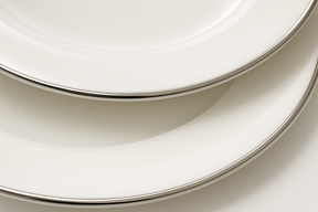Conjunto 4 Travessas Porcelana Platina - Servir Premium