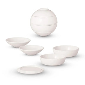 Conjunto de Jantar para 2 Pessoas - La Boule 7 Peças Branco