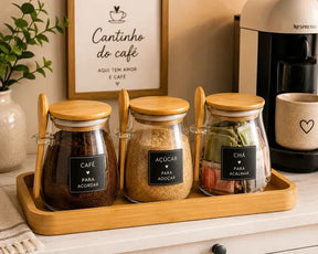 Kit 3 Potes Herméticos De 230ml Elegantes Organizador