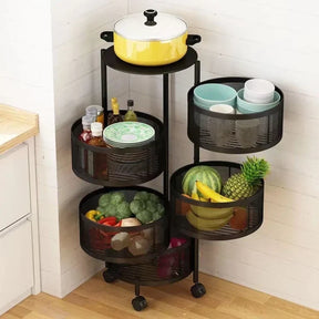 Fruteira Giratória com Rodinhas